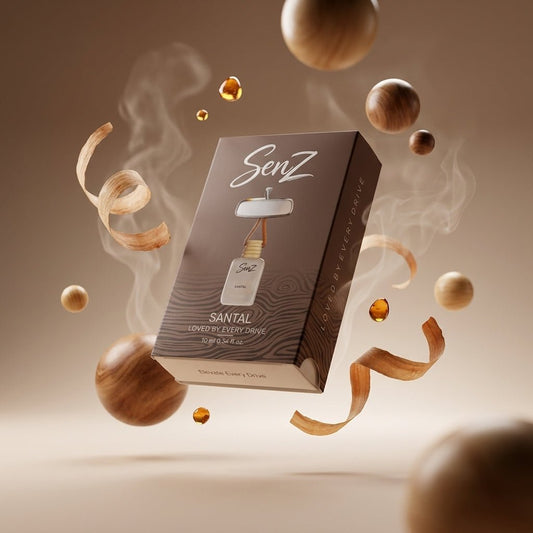 Experience Warm Woody Luxury with Santal by SENZ - SENZ CAR FRESHENER