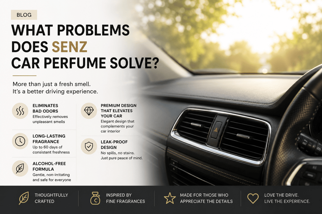 Your Car Doesn't Need Another Air Freshener. It Needs a Better Driving Experience. - SENZ CAR FRESHENER