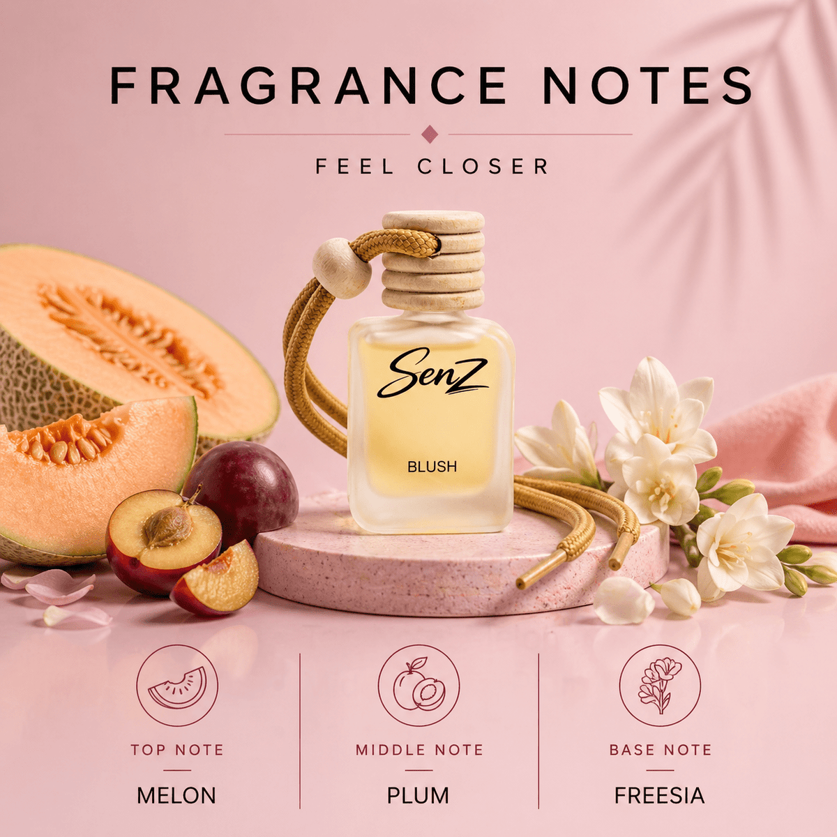 Blush Car Freshener - SENZ CAR FRESHENER