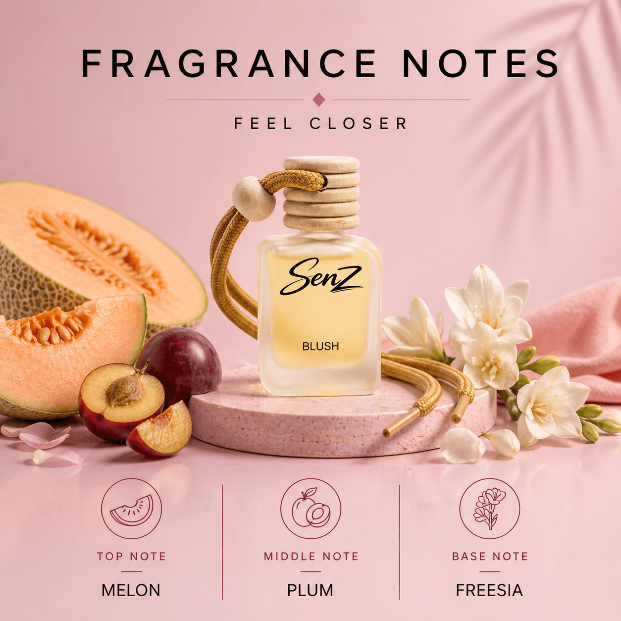 Blush Car Freshener - SENZ CAR FRESHENER